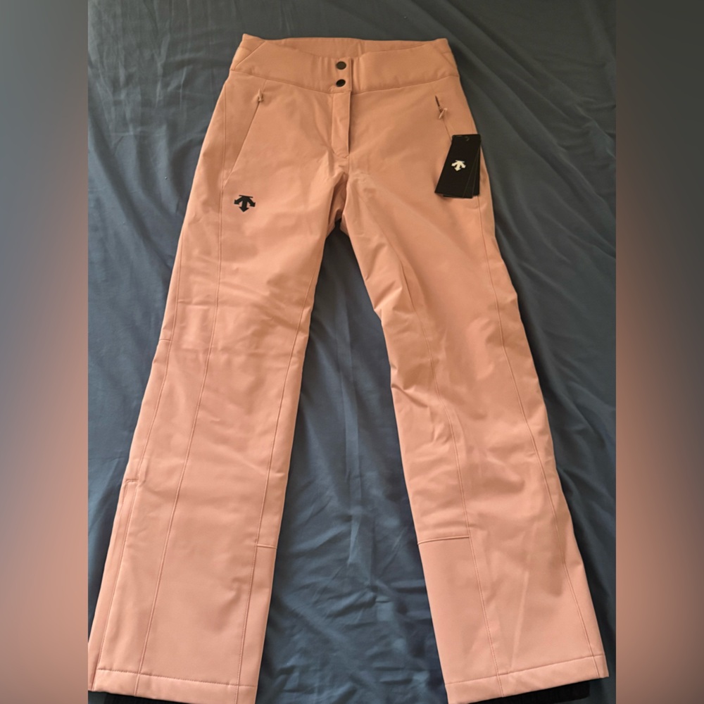 Descente Light Pink Women’s Insulated Ski Pants - Picture 2 of 11